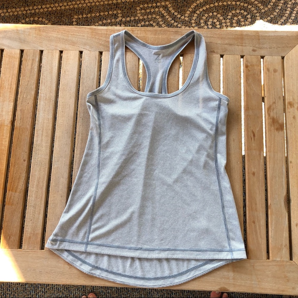 Zella Mini Stripe Racerback Tank